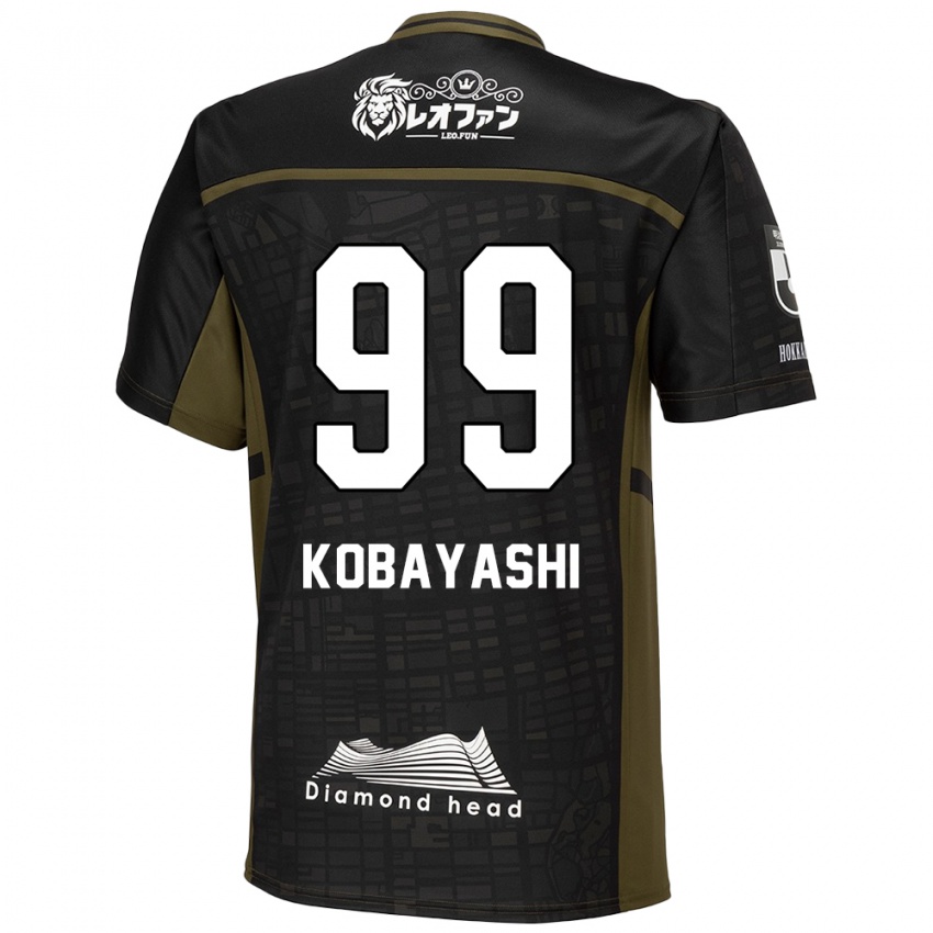 Kinder Yuki Kobayashi #99 Schwarz Grün Auswärtstrikot Trikot 2024/25 T-Shirt Schweiz