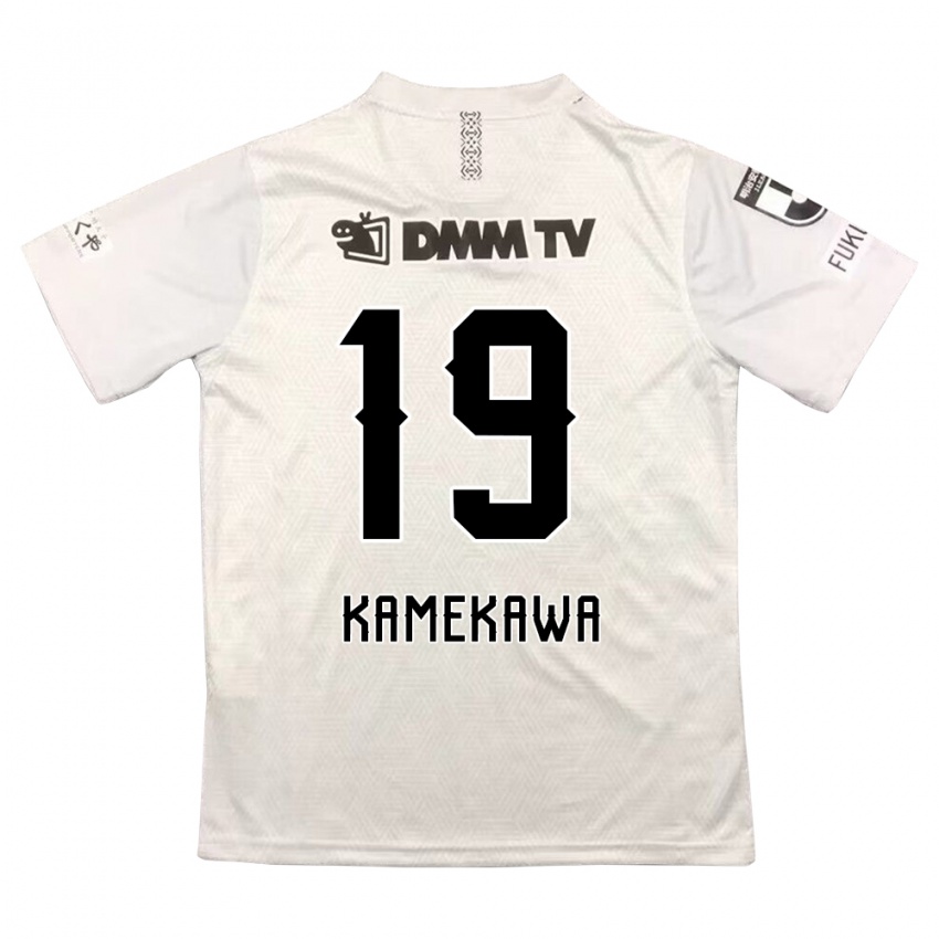 Kinder Masashi Kamekawa #19 Grauschwarz Auswärtstrikot Trikot 2024/25 T-Shirt Schweiz