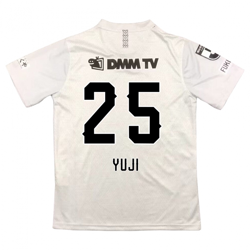 Kinder Yuji Kitajima #25 Grauschwarz Auswärtstrikot Trikot 2024/25 T-Shirt Schweiz