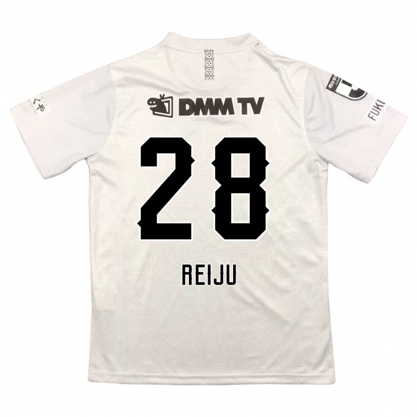 Kinder Reiju Tsuruno #28 Grauschwarz Auswärtstrikot Trikot 2024/25 T-Shirt Schweiz