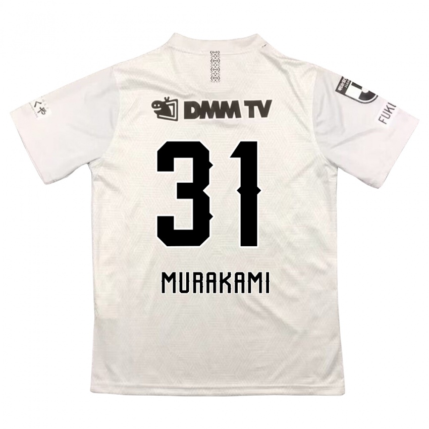 Kinder Masaaki Murakami #31 Grauschwarz Auswärtstrikot Trikot 2024/25 T-Shirt Schweiz