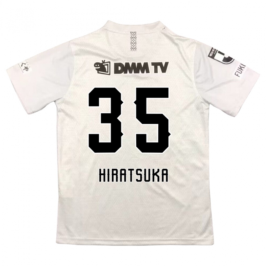 Kinder Yuto Hiratsuka #35 Grauschwarz Auswärtstrikot Trikot 2024/25 T-Shirt Schweiz