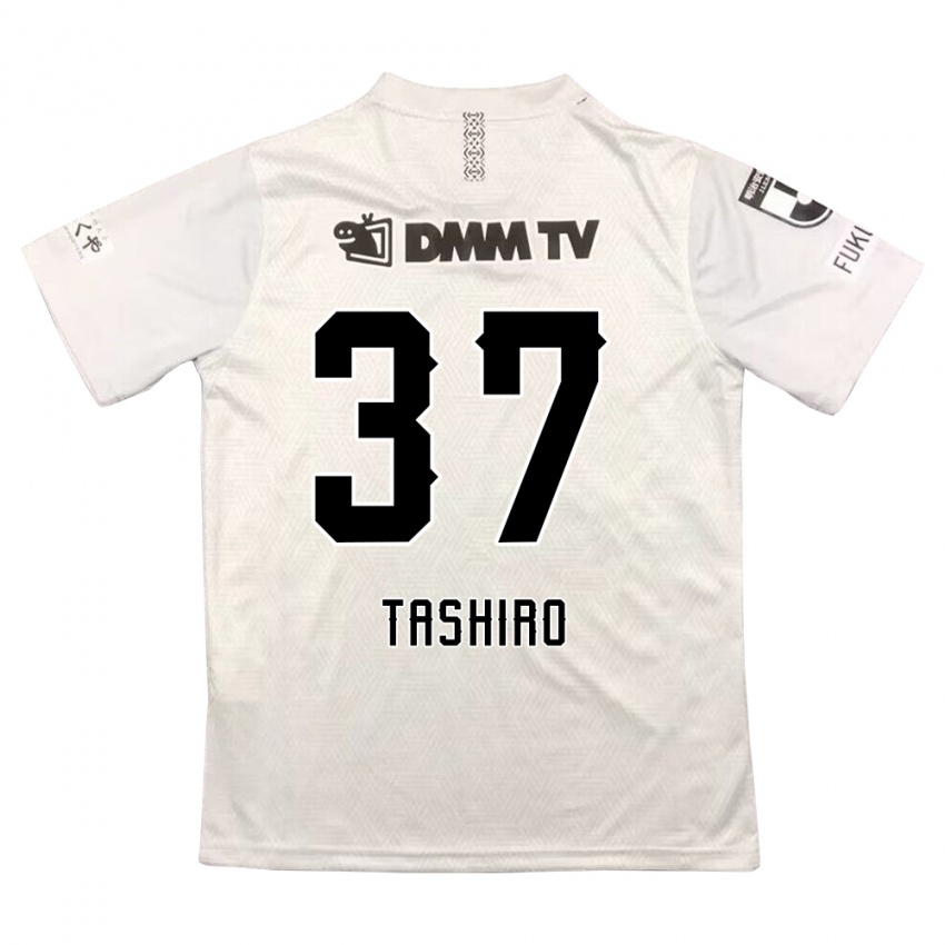 Kinder Masaya Tashiro #37 Grauschwarz Auswärtstrikot Trikot 2024/25 T-Shirt Schweiz