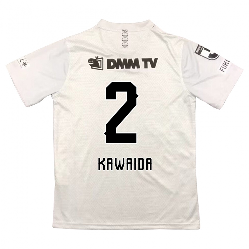 Kinder Ryoya Kawaida #2 Grauschwarz Auswärtstrikot Trikot 2024/25 T-Shirt Schweiz