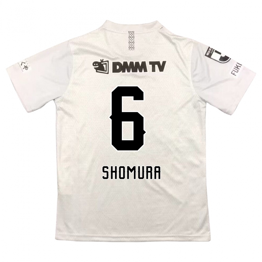 Kinder Tomoki Shomura #6 Grauschwarz Auswärtstrikot Trikot 2024/25 T-Shirt Schweiz