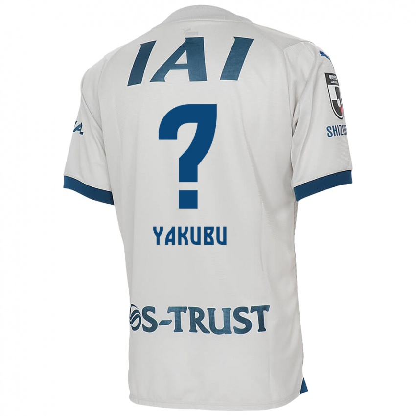 Kinder Aziz Yakubu #0 Weiß Blau Auswärtstrikot Trikot 2024/25 T-Shirt Schweiz