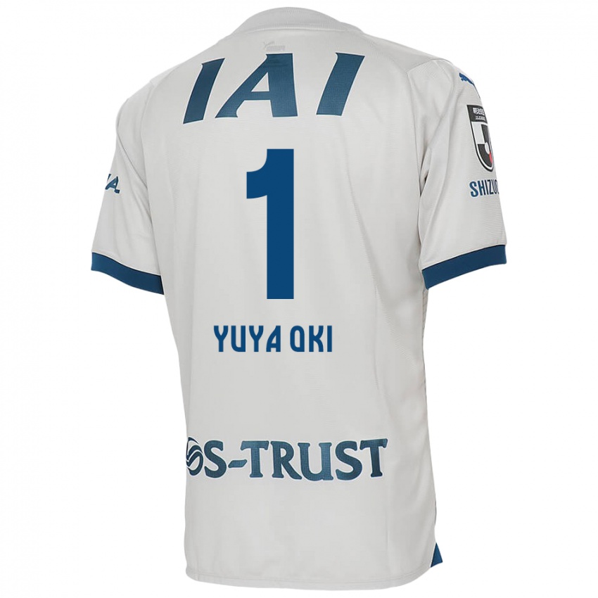 Kinder Yuya Oki #1 Weiß Blau Auswärtstrikot Trikot 2024/25 T-Shirt Schweiz