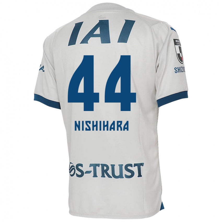 Kinder Motoki Nishihara #44 Weiß Blau Auswärtstrikot Trikot 2024/25 T-Shirt Schweiz