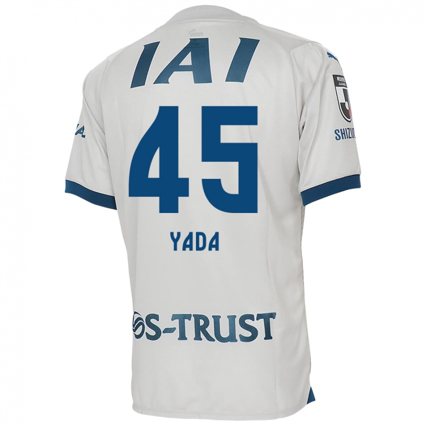 Kinder Ryunosuke Yada #45 Weiß Blau Auswärtstrikot Trikot 2024/25 T-Shirt Schweiz