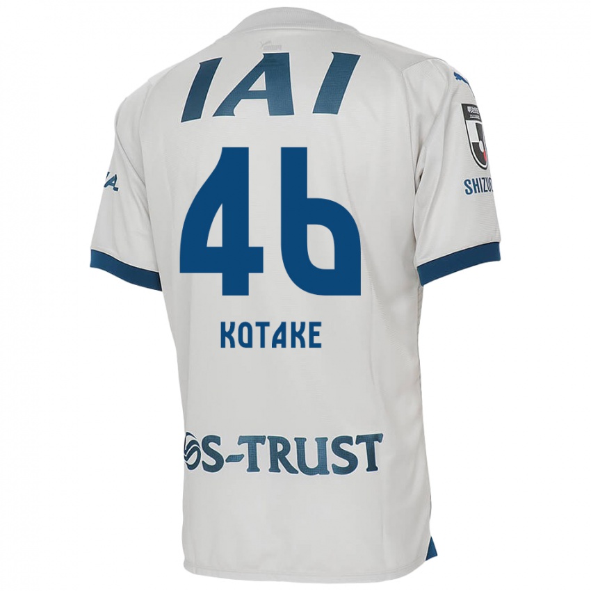 Kinder Sean Kotake #46 Weiß Blau Auswärtstrikot Trikot 2024/25 T-Shirt Schweiz