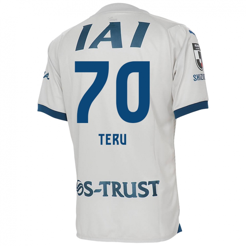 Kinder Teruki Hara #70 Weiß Blau Auswärtstrikot Trikot 2024/25 T-Shirt Schweiz