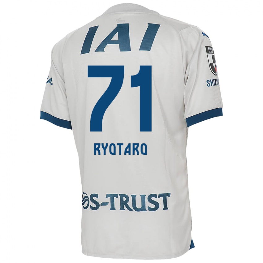 Kinder Ryotaro Nakamura #71 Weiß Blau Auswärtstrikot Trikot 2024/25 T-Shirt Schweiz