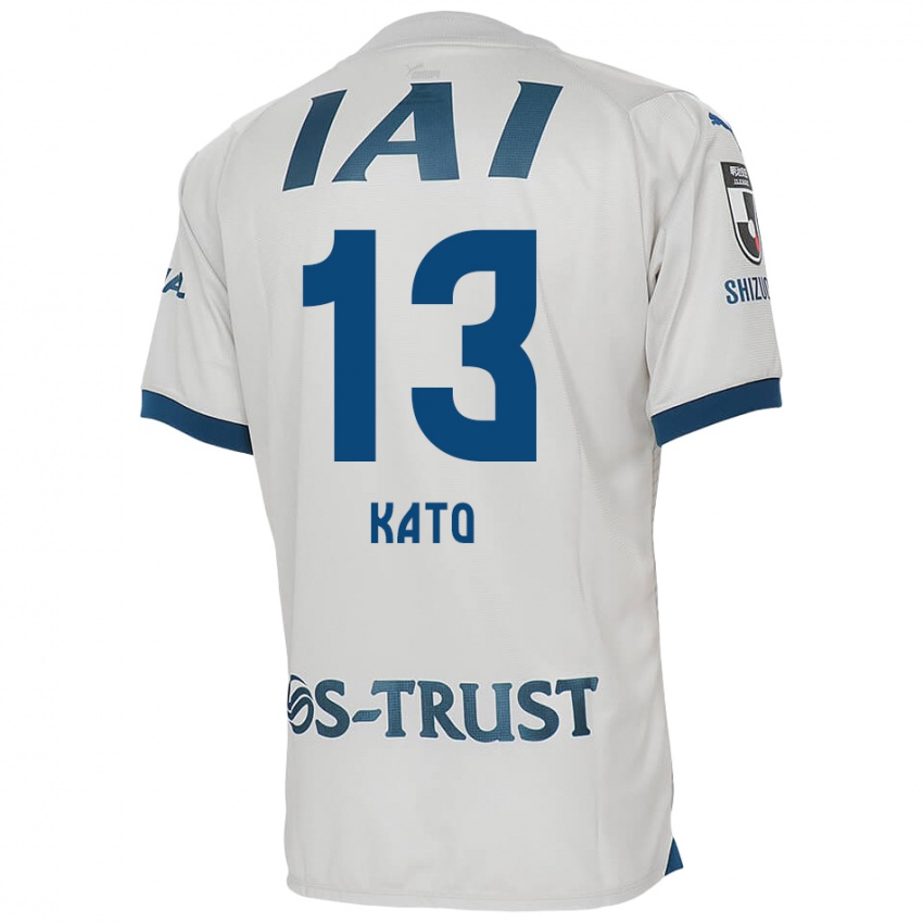 Kinder Daiya Kato #13 Weiß Blau Auswärtstrikot Trikot 2024/25 T-Shirt Schweiz