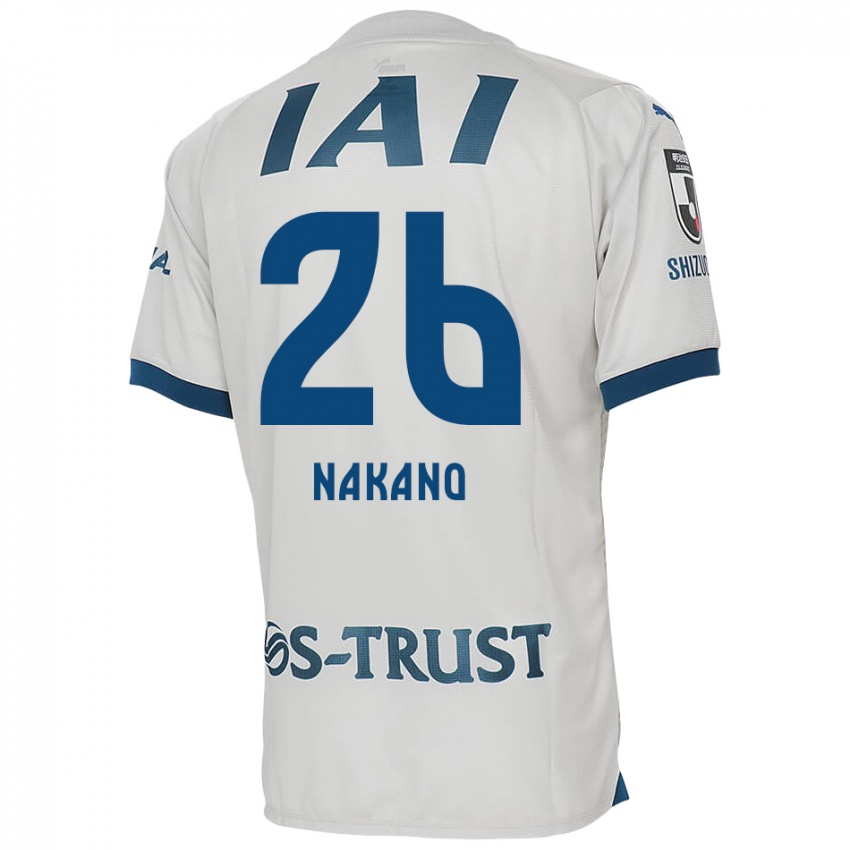 Kinder Takeru Nakano #26 Weiß Blau Auswärtstrikot Trikot 2024/25 T-Shirt Schweiz