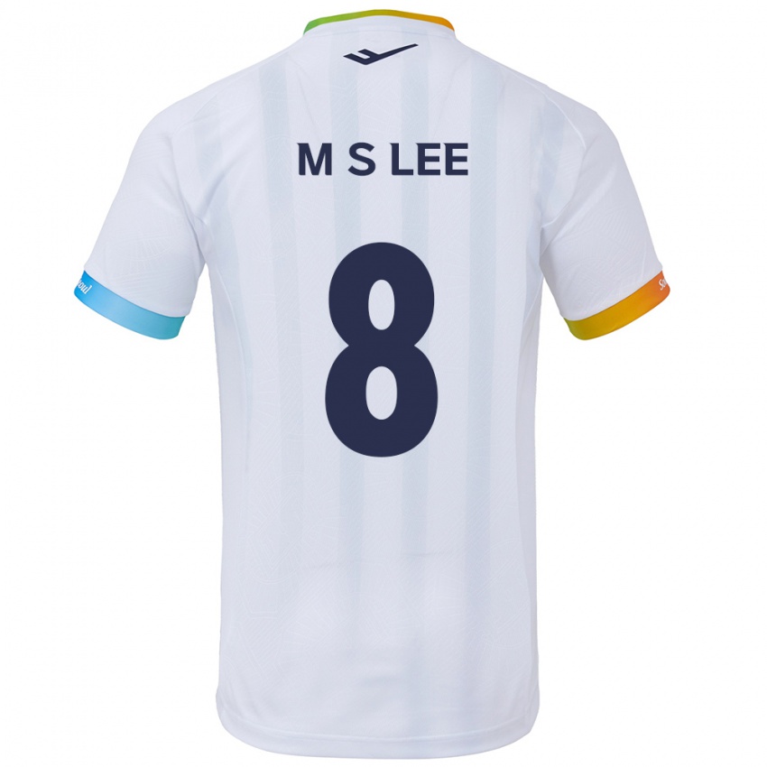 Kinder Seung-Mo Lee #8 Weiß Blau Auswärtstrikot Trikot 2024/25 T-Shirt Schweiz