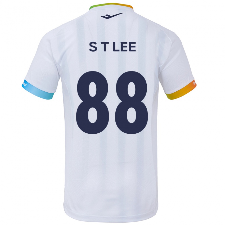 Kinder Tae-Seok Lee #88 Weiß Blau Auswärtstrikot Trikot 2024/25 T-Shirt Schweiz