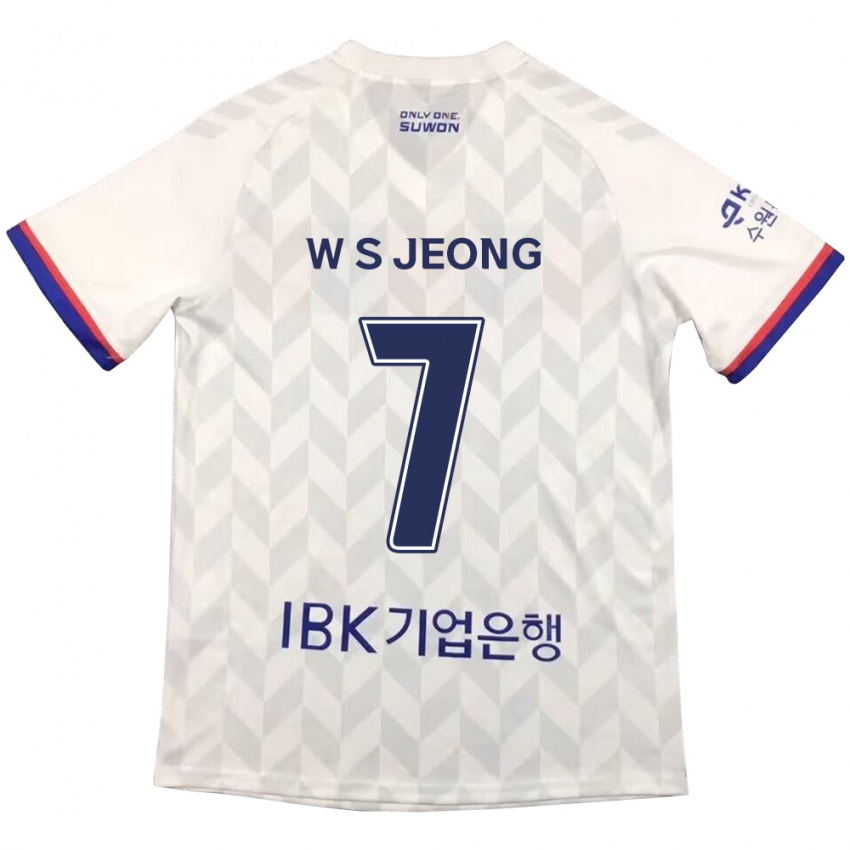 Kinder Seung-Won Jeong #7 Weiß Blau Auswärtstrikot Trikot 2024/25 T-Shirt Schweiz