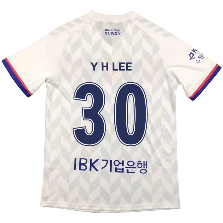 Kinder Hyeon-Yong Lee #30 Weiß Blau Auswärtstrikot Trikot 2024/25 T-Shirt Schweiz