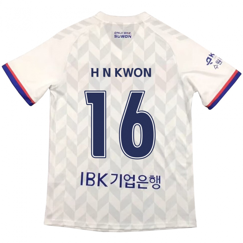 Kinder Nam-Hoon Kwon #16 Weiß Blau Auswärtstrikot Trikot 2024/25 T-Shirt Schweiz