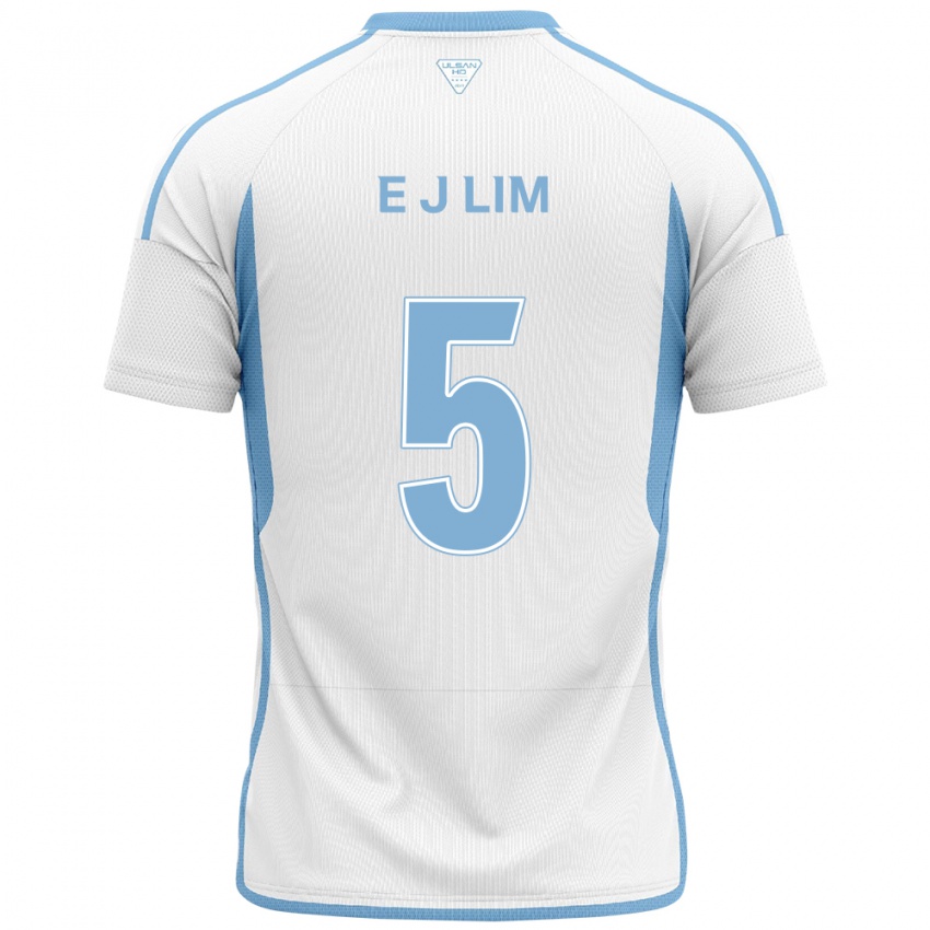 Kinder Jong-Eun Lim #5 Weiß Blau Auswärtstrikot Trikot 2024/25 T-Shirt Schweiz