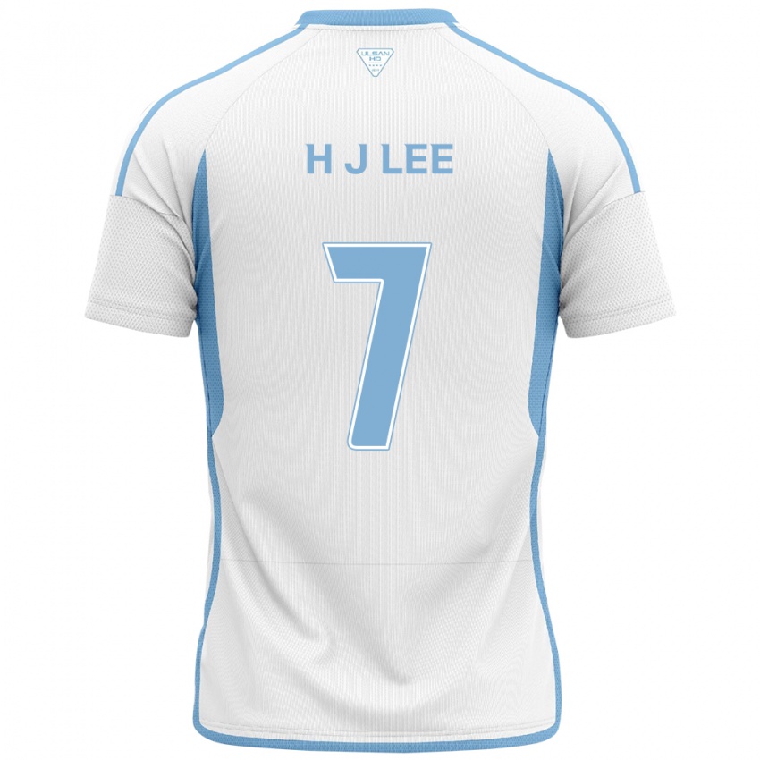 Kinder Jae-Hun Lee #7 Weiß Blau Auswärtstrikot Trikot 2024/25 T-Shirt Schweiz