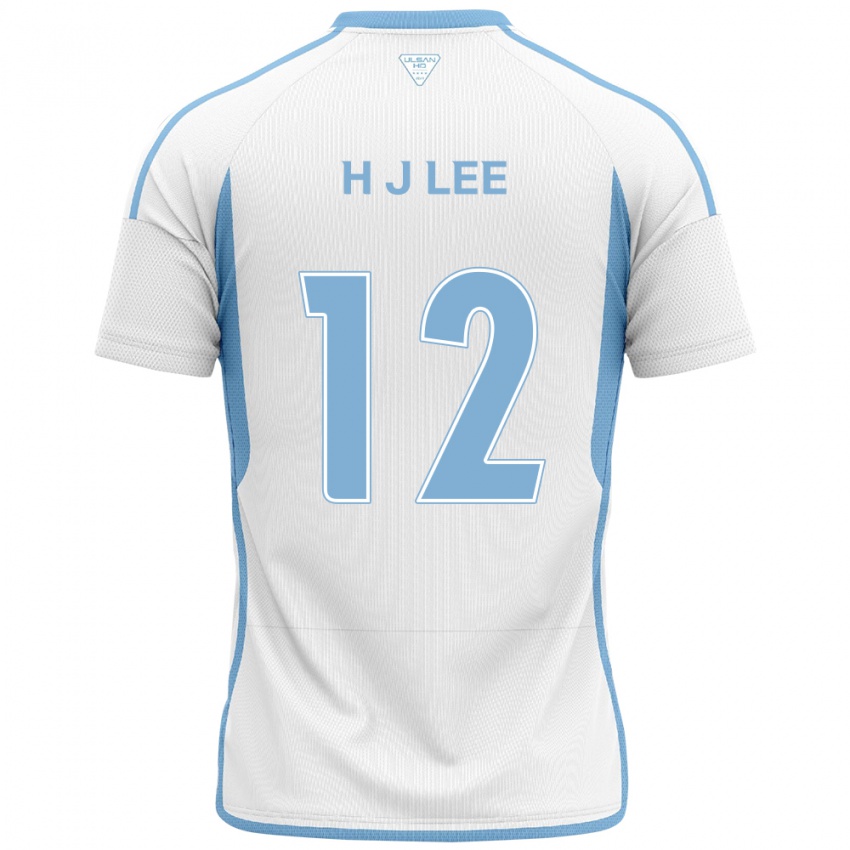 Kinder Jae-Hyung Lee #12 Weiß Blau Auswärtstrikot Trikot 2024/25 T-Shirt Schweiz