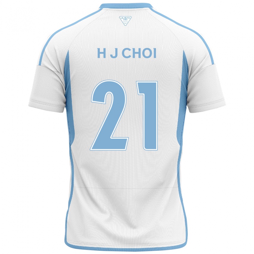 Kinder Ju-Ho Choi #21 Weiß Blau Auswärtstrikot Trikot 2024/25 T-Shirt Schweiz