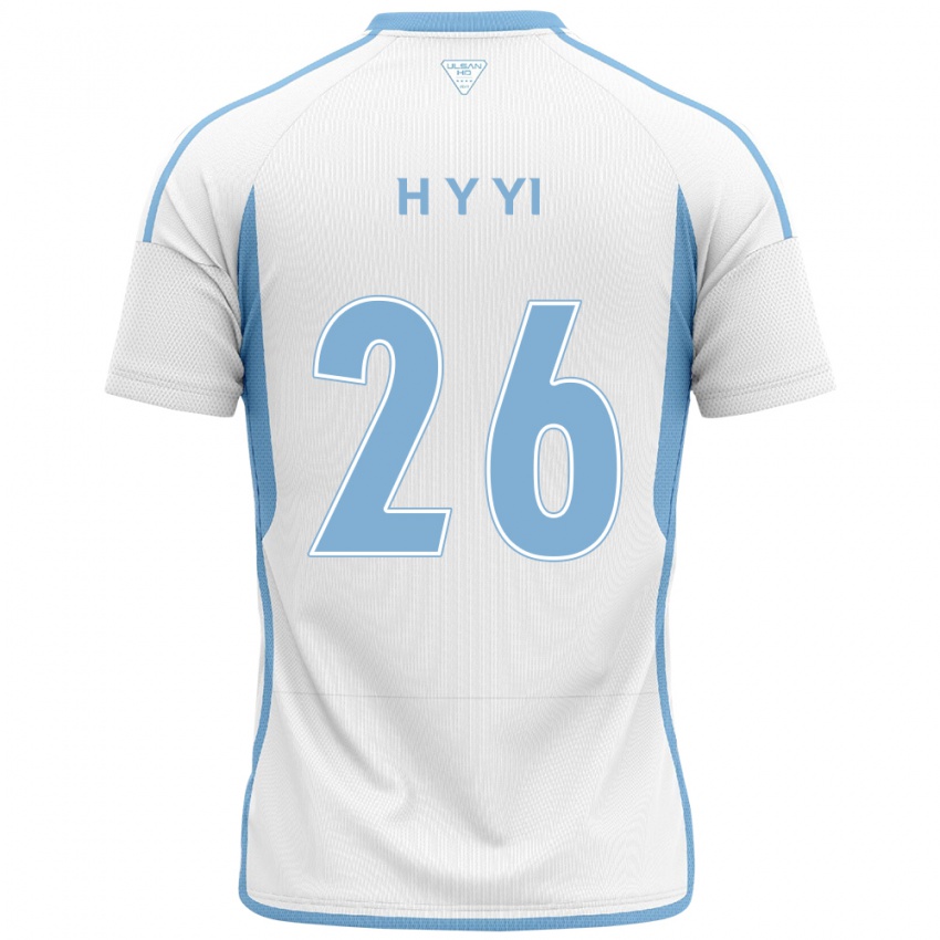 Kinder Yong-Hyeon Yi #26 Weiß Blau Auswärtstrikot Trikot 2024/25 T-Shirt Schweiz