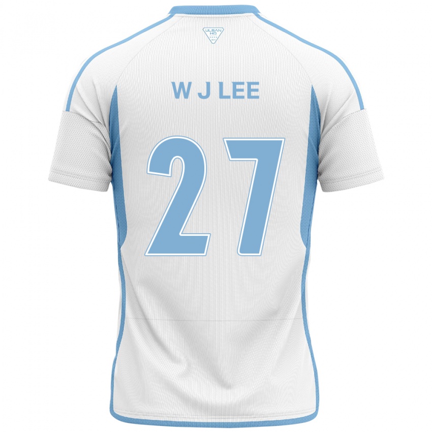 Kinder Ji-Woo Lee #27 Weiß Blau Auswärtstrikot Trikot 2024/25 T-Shirt Schweiz