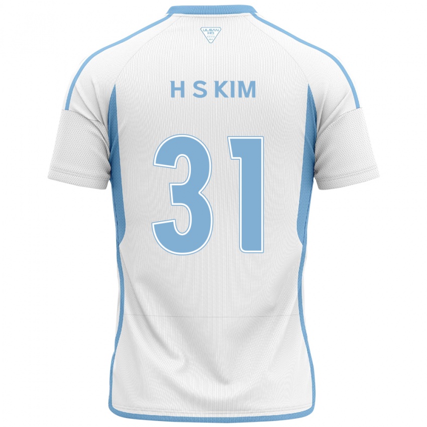 Kinder Se-Hyoung Kim #31 Weiß Blau Auswärtstrikot Trikot 2024/25 T-Shirt Schweiz