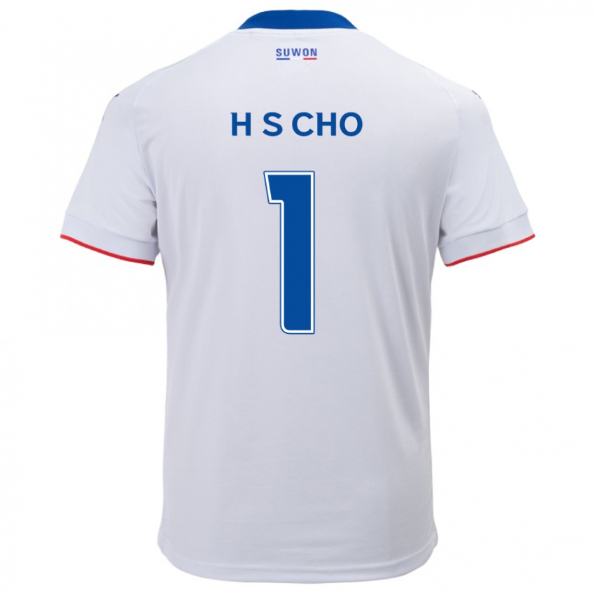 Kinder Sung-Hoon Cho #1 Weiß Blau Auswärtstrikot Trikot 2024/25 T-Shirt Schweiz