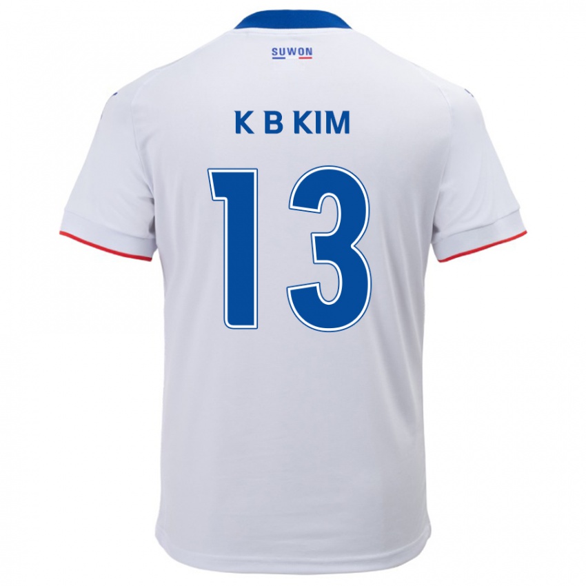 Kinder Bo-Kyung Kim #13 Weiß Blau Auswärtstrikot Trikot 2024/25 T-Shirt Schweiz