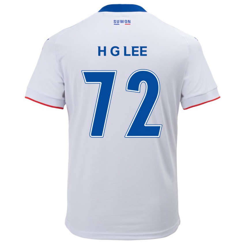 Kinder Geon-Hee Lee #72 Weiß Blau Auswärtstrikot Trikot 2024/25 T-Shirt Schweiz