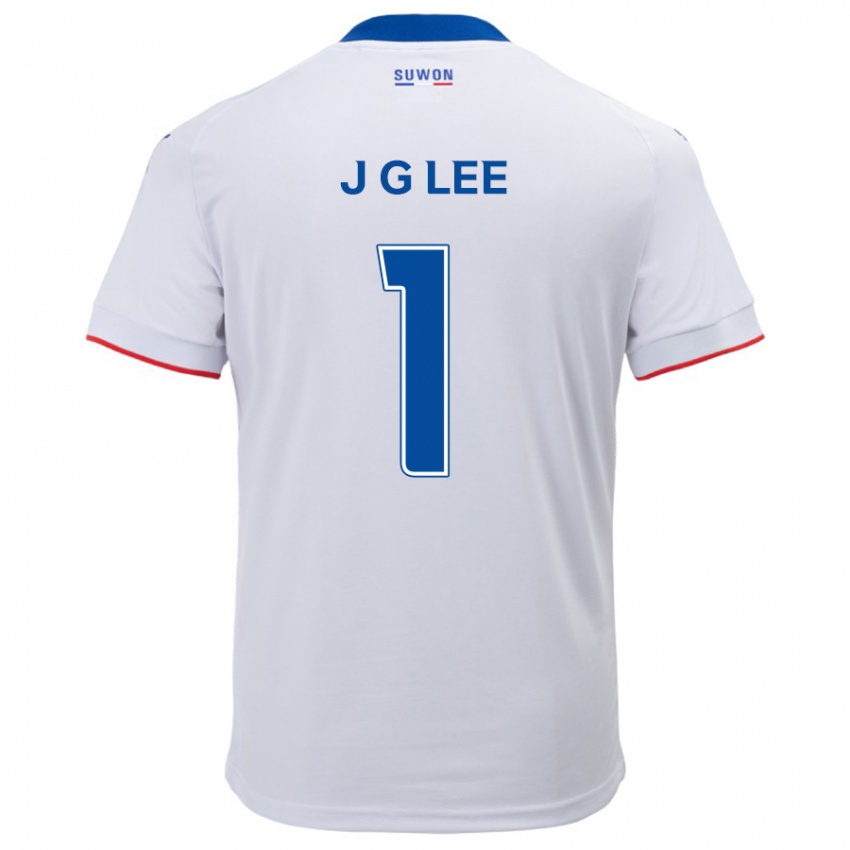 Kinder Gyeong-Jun Lee #1 Weiß Blau Auswärtstrikot Trikot 2024/25 T-Shirt Schweiz