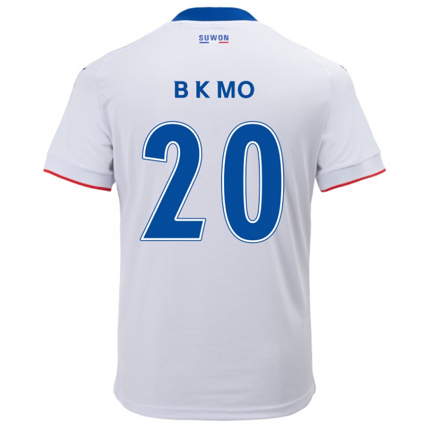 Kinder Kyung-Bin Mo #20 Weiß Blau Auswärtstrikot Trikot 2024/25 T-Shirt Schweiz