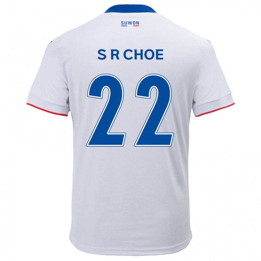 Kinder Ryun-Seong Choe #22 Weiß Blau Auswärtstrikot Trikot 2024/25 T-Shirt Schweiz