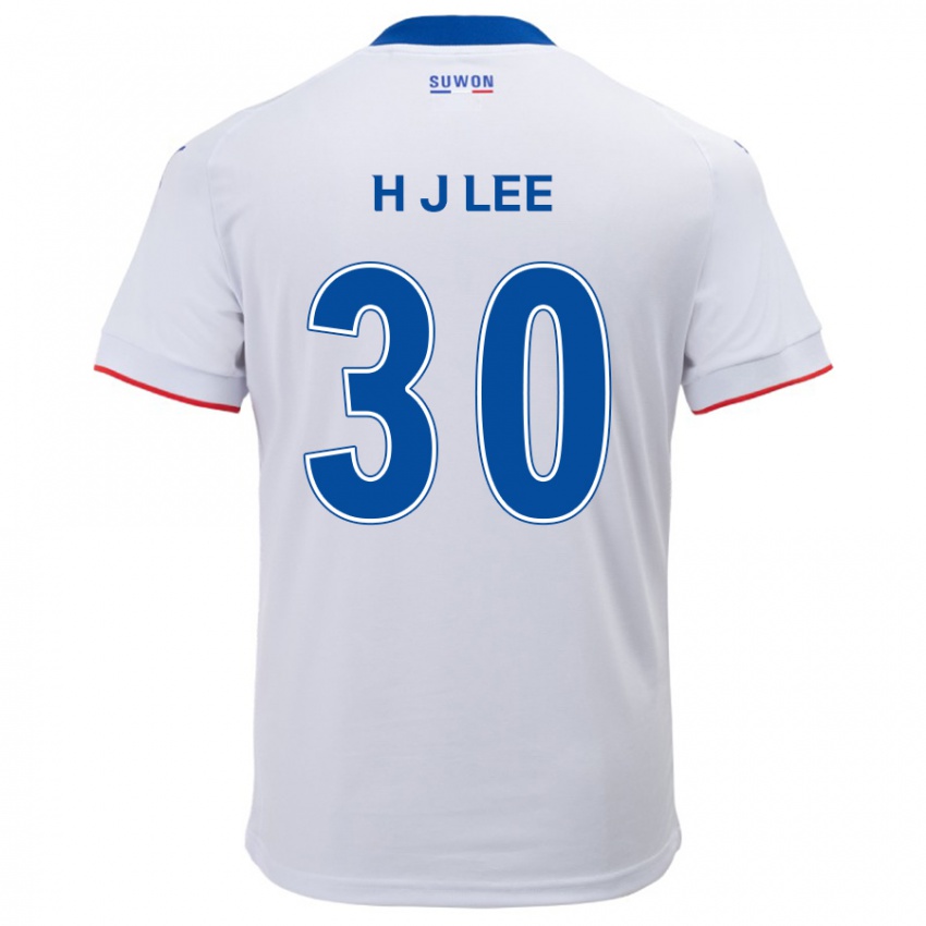 Kinder Ji-Ho Lee #30 Weiß Blau Auswärtstrikot Trikot 2024/25 T-Shirt Schweiz