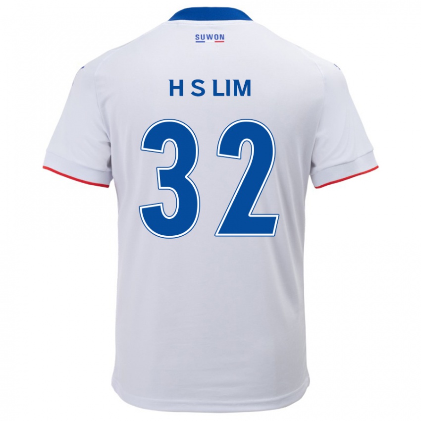 Kinder Seong-Hyeon Lim #32 Weiß Blau Auswärtstrikot Trikot 2024/25 T-Shirt Schweiz