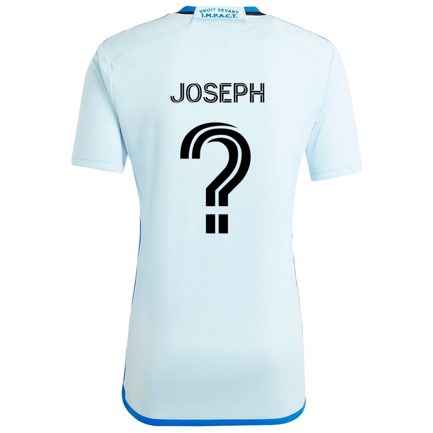 Kinder Sebastien Joseph #0 Eisblau Auswärtstrikot Trikot 2024/25 T-Shirt Schweiz