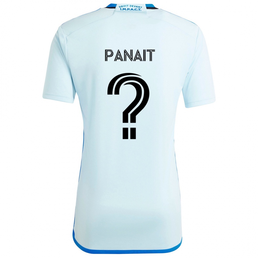 Kinder Daniel Panait #0 Eisblau Auswärtstrikot Trikot 2024/25 T-Shirt Schweiz