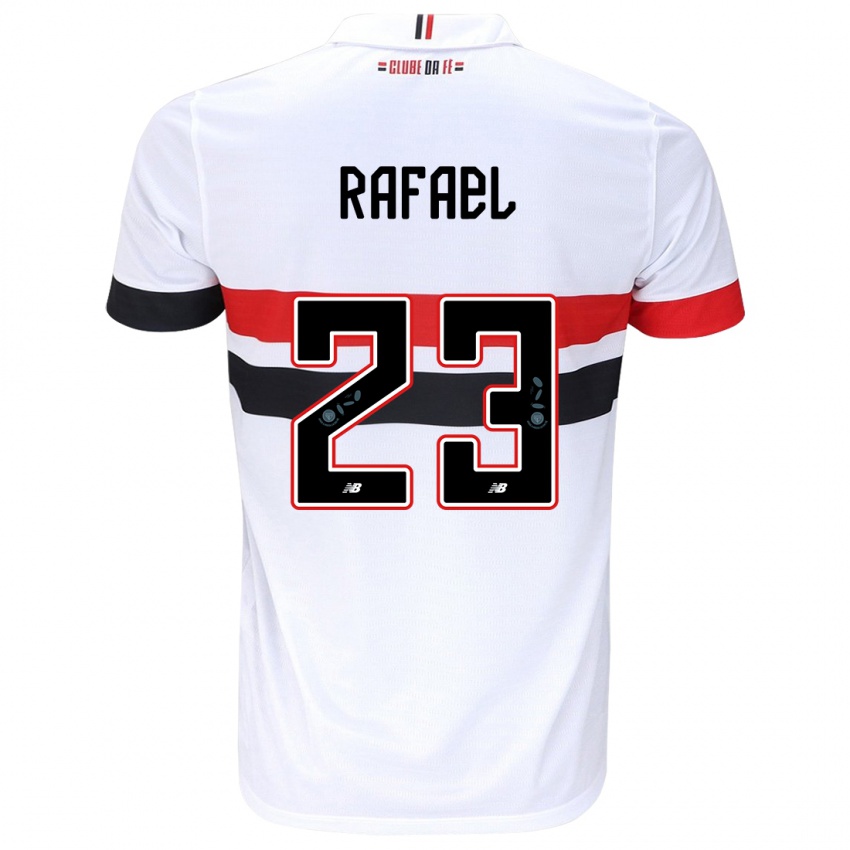 Homme Maillot Rafael #23 Blanc Rouge Noir Tenues Domicile 2024/25 T-Shirt Suisse