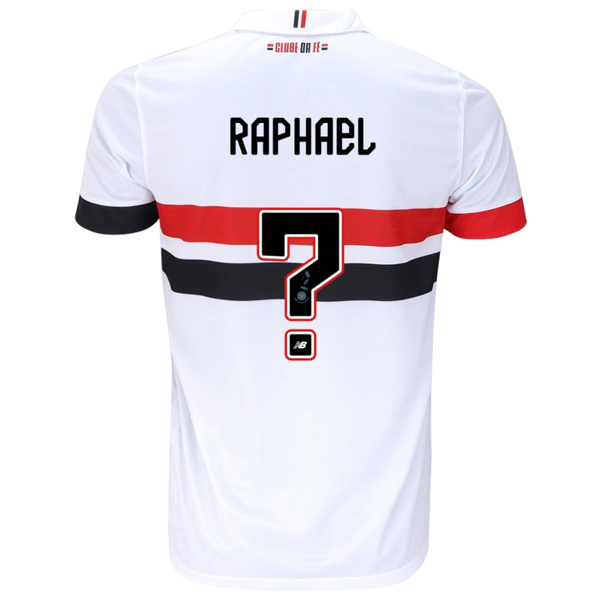 Homme Maillot Raphael #0 Blanc Rouge Noir Tenues Domicile 2024/25 T-Shirt Suisse