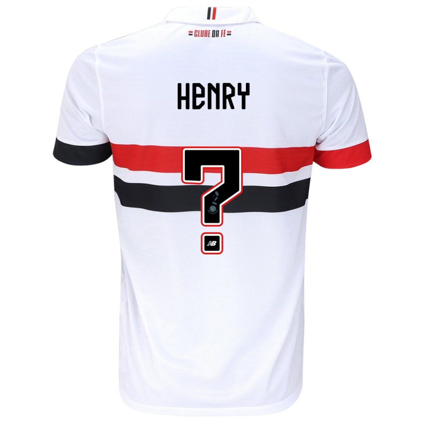 Homme Maillot Thierry Henry #0 Blanc Rouge Noir Tenues Domicile 2024/25 T-Shirt Suisse