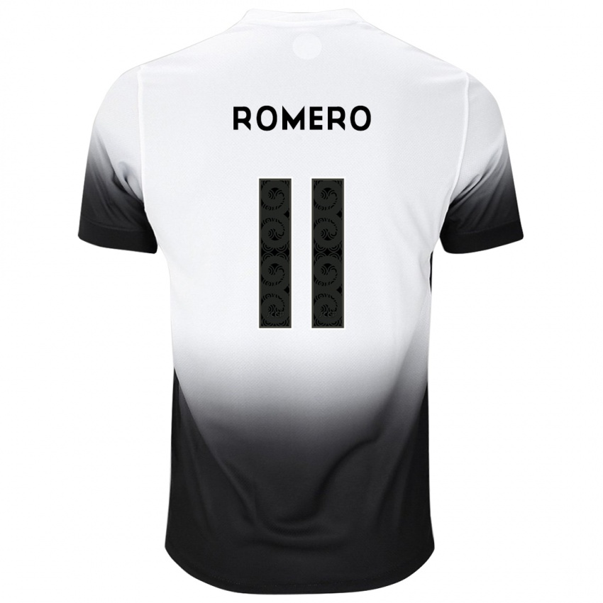 Herren Angel Romero #11 Weiß Schwarz Heimtrikot Trikot 2024/25 T-Shirt Schweiz