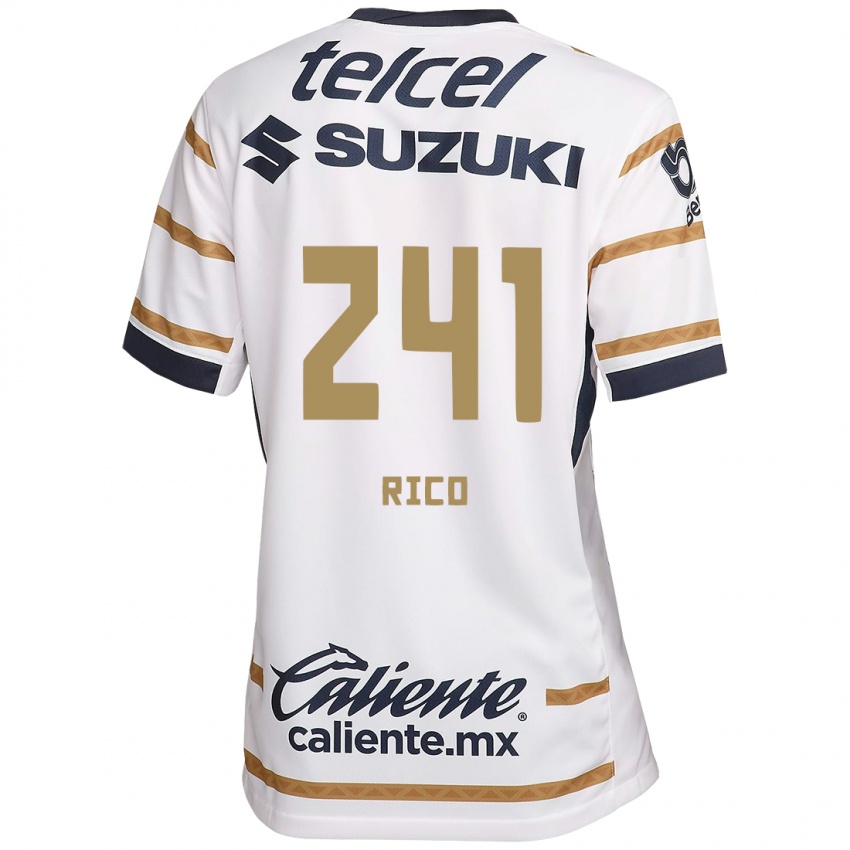 Homme Maillot Ángel Rico #241 Obsidienne Blanche Tenues Domicile 2024/25 T-Shirt Suisse