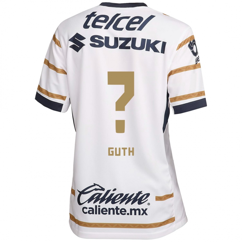 Homme Maillot Tiago Guth #0 Obsidienne Blanche Tenues Domicile 2024/25 T-Shirt Suisse