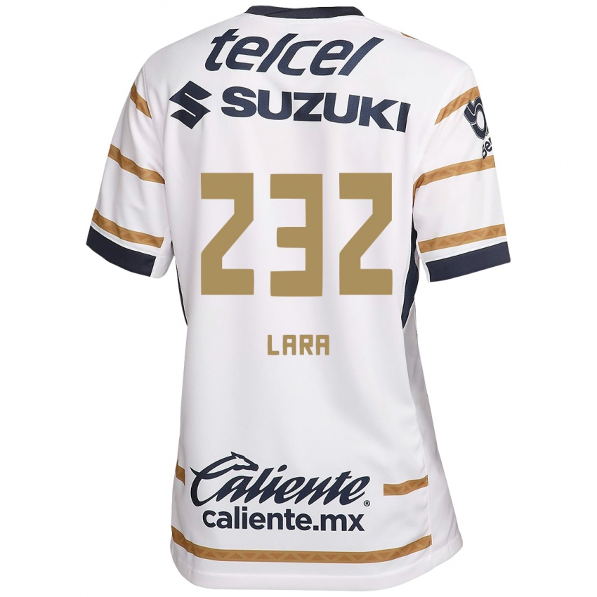 Homme Maillot Pablo Lara #232 Obsidienne Blanche Tenues Domicile 2024/25 T-Shirt Suisse