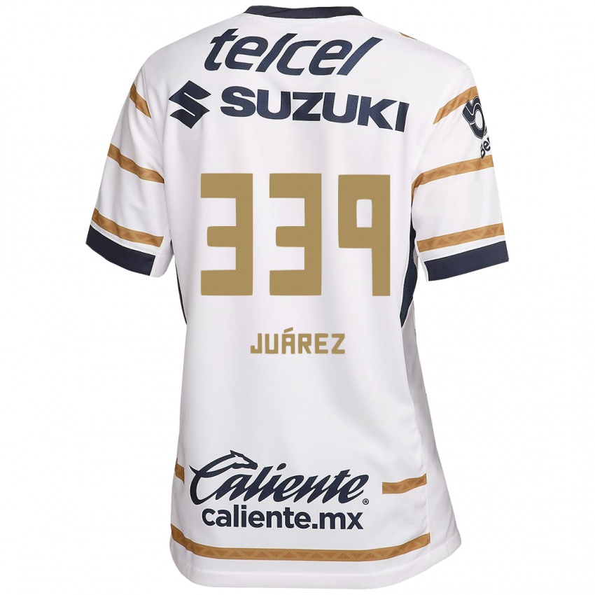 Homme Maillot Jonathan Juárez #339 Obsidienne Blanche Tenues Domicile 2024/25 T-Shirt Suisse