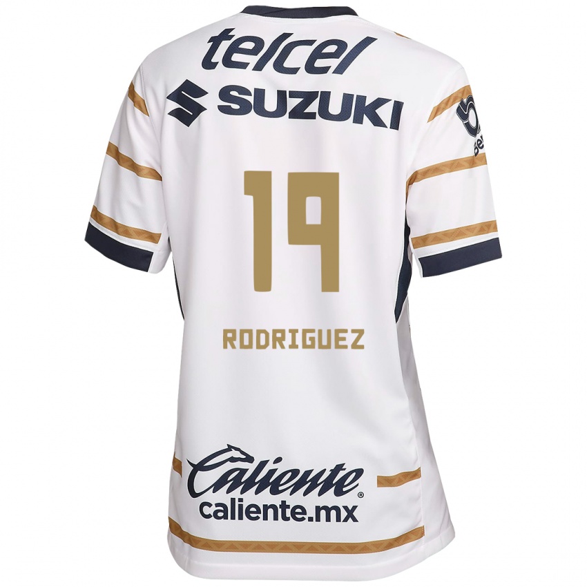 Homme Maillot Yaneisy Rodriguez #19 Obsidienne Blanche Tenues Domicile 2024/25 T-Shirt Suisse