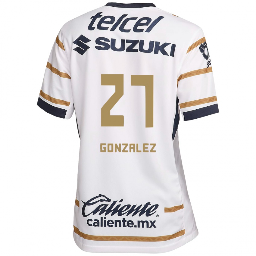 Homme Maillot Heidi Gonzalez #27 Obsidienne Blanche Tenues Domicile 2024/25 T-Shirt Suisse